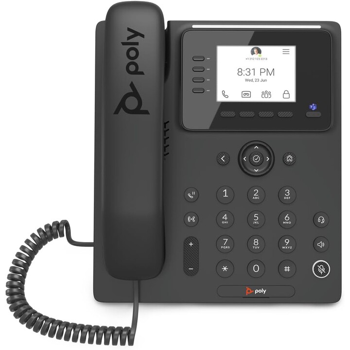 POLY CCX 350 Business Media Phone para Microsoft Teams y compatible con PoE