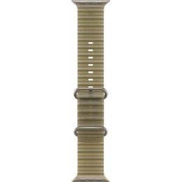 49mm Translucent Kelp Ocean Band - Natural Titanium Finish