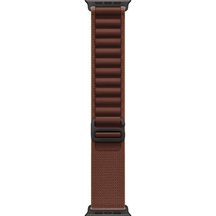 49mm Burgundy Alpine Loop - Medium - Black Titanium Finish