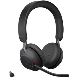 Jabra Evolve2 65 UC Stereo kabelloses Bluetooth Headset USB-C