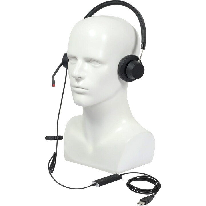 Casque filaire Plusonic X140 binaural ***Produit d'occasion de catégorie B***