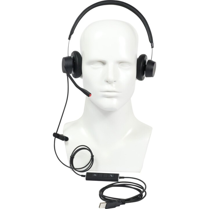 Auscultadores com fio Plusonic X140 binaurais***USADOS - Produto de segunda mão***