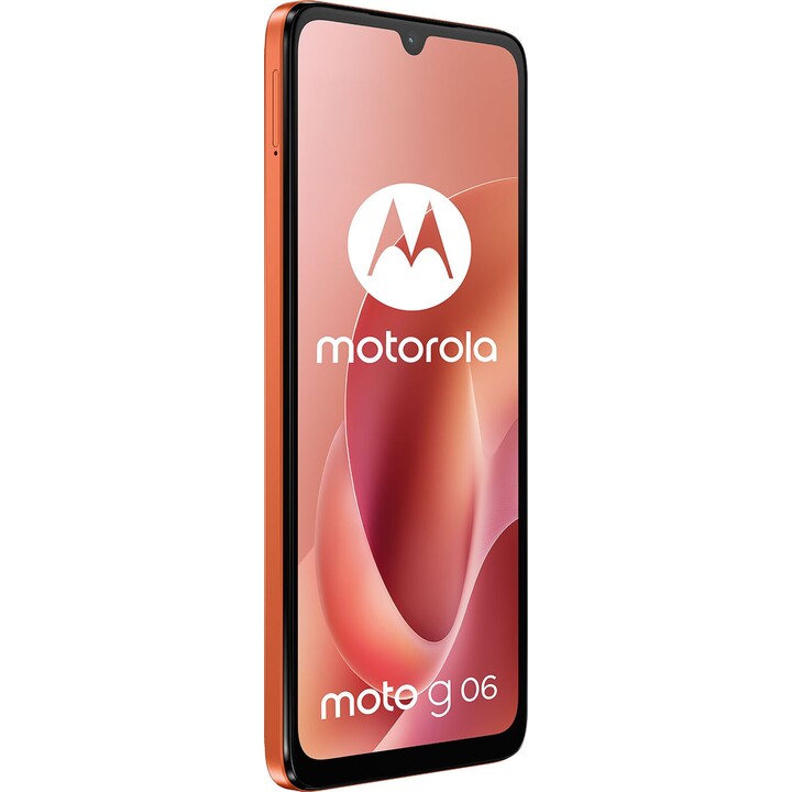 Motorola Moto G06, 4 GB 256 GB, 6,88 Zoll Bildschirm, 5200 mAh, Orange