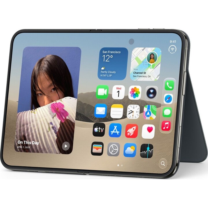 Apple Folio Back Cover con Soporte Azul Oscuro MagSafe Apple iPhone Duo