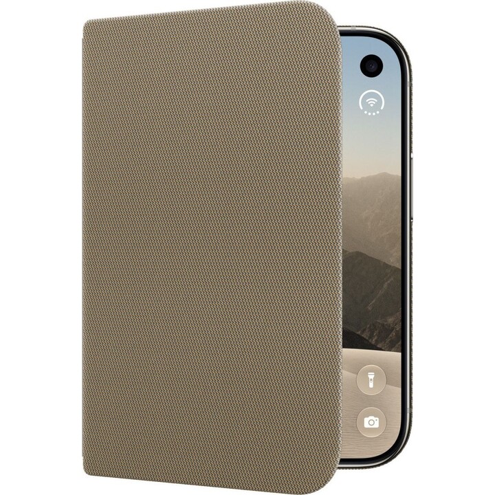 Cover posteriore Apple Folio con supporto MagSafe marrone per Apple iPhone Duo