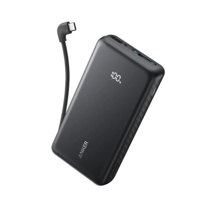 Powerbank Anker 20000 Mah 22.5w Con Cable Usb-c Integrado