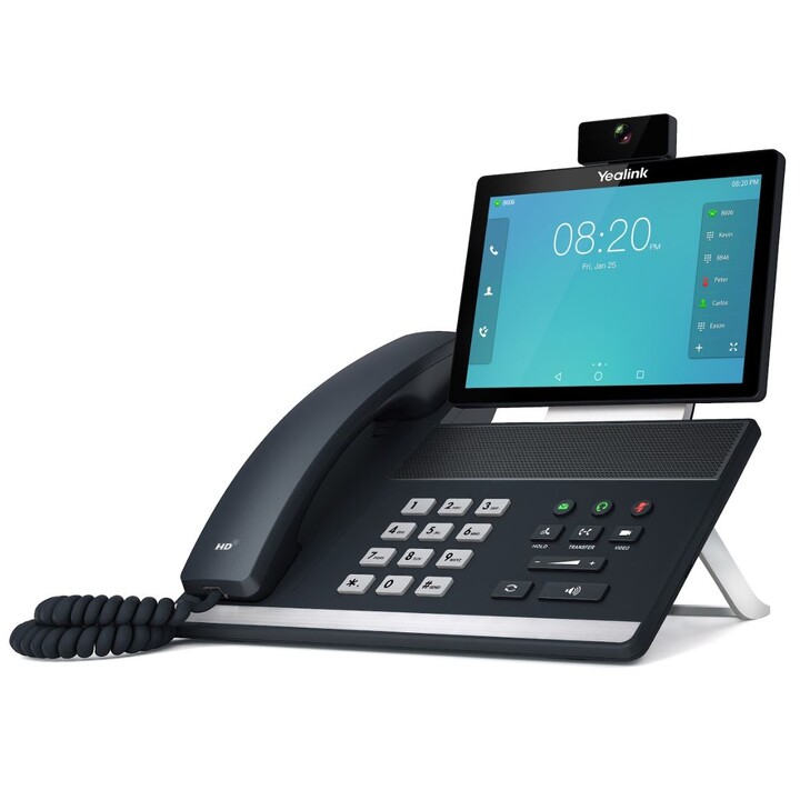 Yealink VP59 Intelligentes Videotelefon mit Android 7.1, 8" LCD-Touchscreen und WLAN 802.11 a/b/g/n