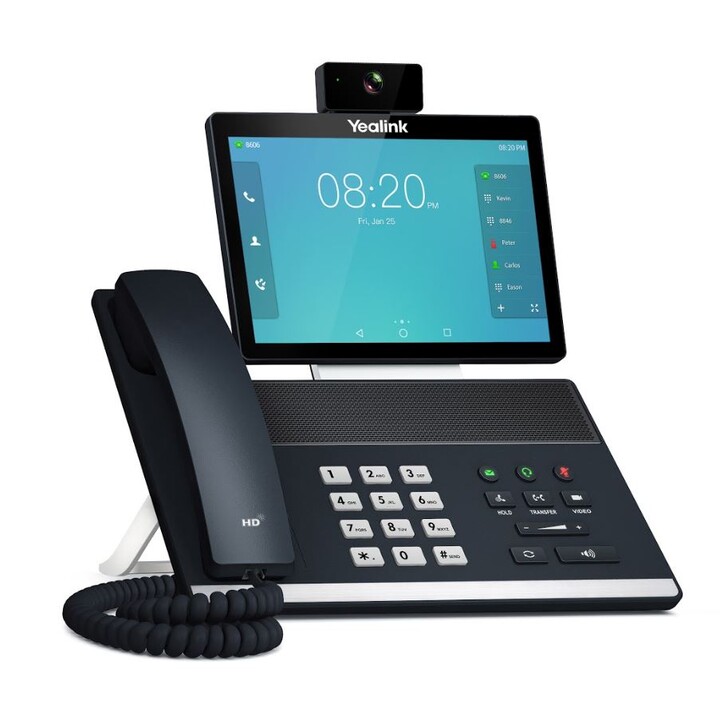 Yealink VP59 Videotelefono Intelligente con Android 7.1, Touchscreen LCD da 8" e Wi-Fi 802.11 a/b/g/n