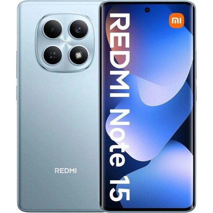 Xiaomi Redmi Note 15 4G 8 Go/256 Go Bleu 6,77 pouces 120 Hz 108 Mpx 5 800 mAh 45 W NFC
