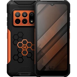 Hammer Construction 3 5G 6 - 128GB rugged mobile phone – black and orange